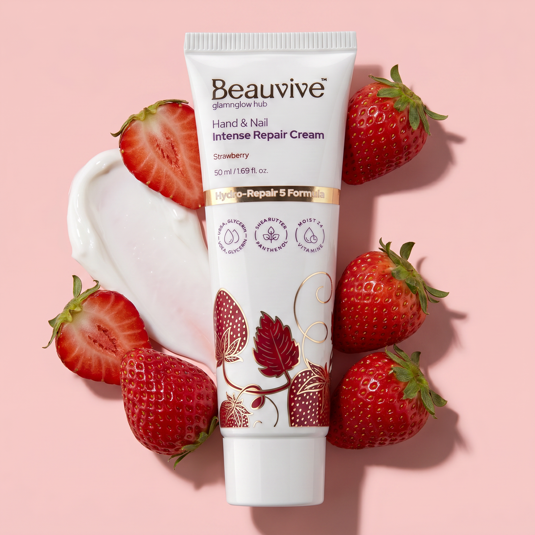 Hand & Nail Intense Repair Cream - Strawberry