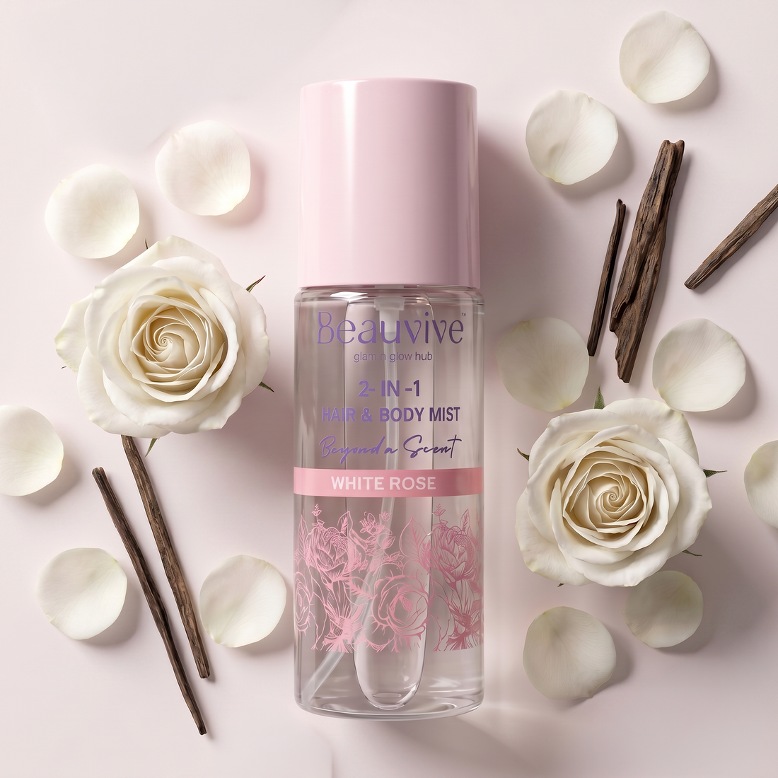 2-in-1 Hair & Body Mist - White Rose